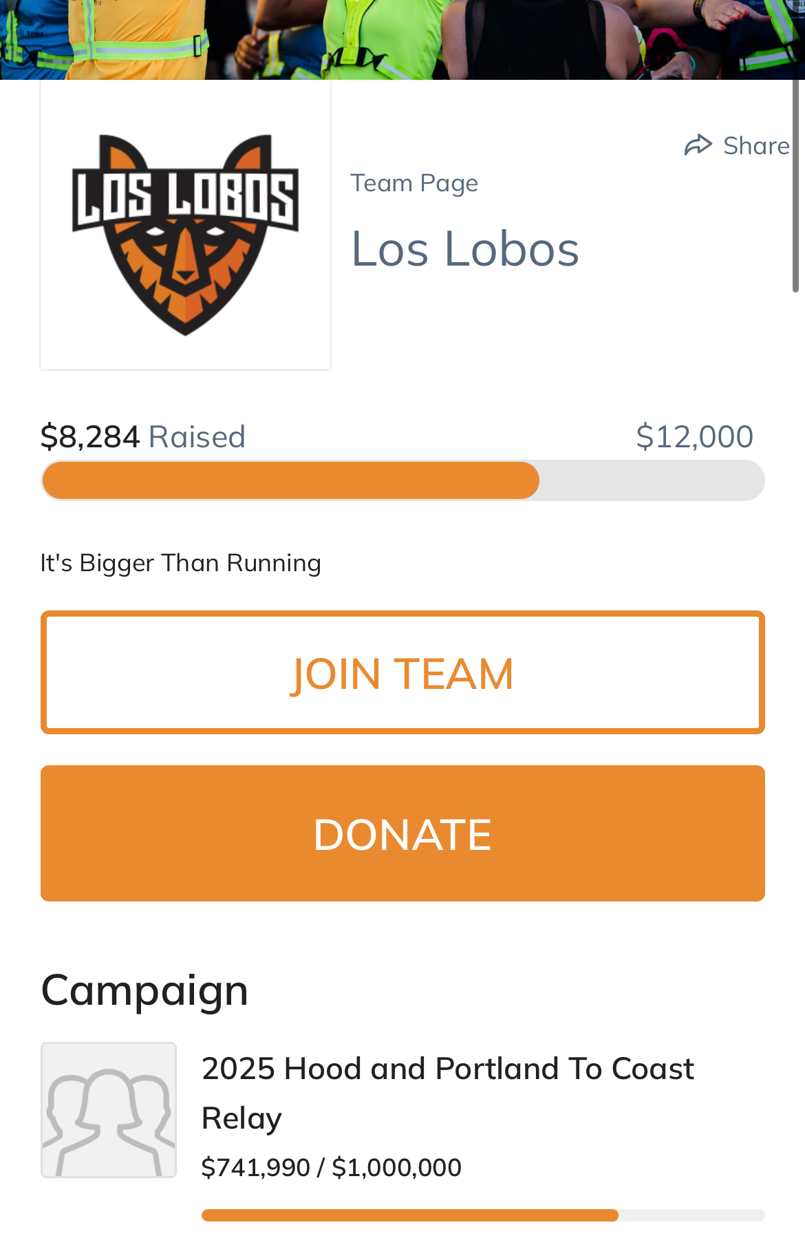 Our Fundraising Page