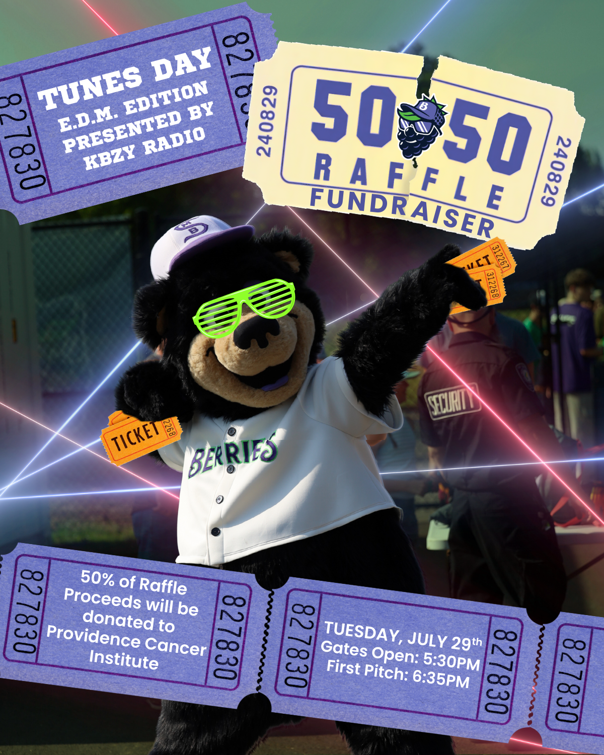 One of the 50/50 Raffle Days